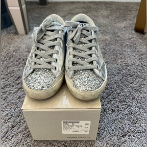 Golden Goose Superstar Metallic Glitter Low-Top Sneakers